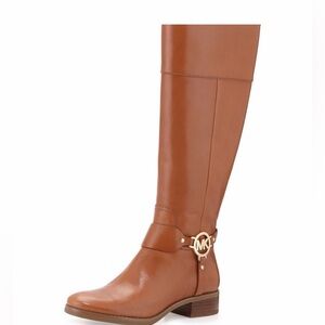 Michael Kors Brown Leather Heeled Boots